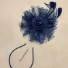 BABEYOND Fascinators<Retro Polka Dot Mesh Feather Fascinator