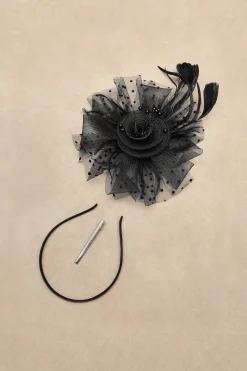 BABEYOND Fascinators | Vintage<Retro Polka Dot Veil Fascinator