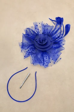 BABEYOND Fascinators | Vintage<Retro Polka Dot Veil Fascinator