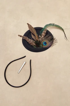 BABEYOND Fascinators | Vintage<Retro Tea Party Feather Fascinator