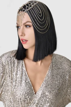 BABEYOND Rhinestone | Chain<Rhinestone Chain Cage Headpiece