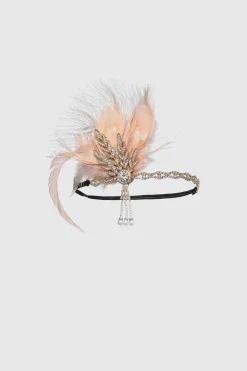 BABEYOND Rhinestone | Feather<Rhinestone Leaf Feather Headpiece