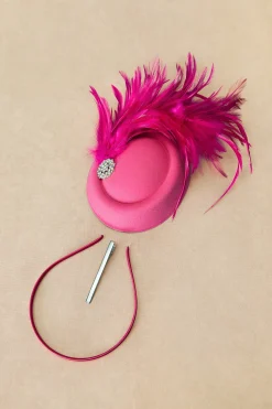 BABEYOND Fascinators<Rhinestone Studded Feather Flapper Fascinator