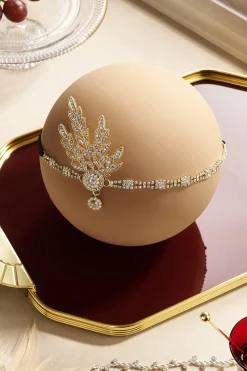 BABEYOND Rhinestone | Rhinestone<Rhinestone Studded Leaf Hairband