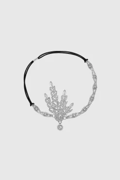 BABEYOND Rhinestone | Rhinestone<Rhinestone Studded Leaf Hairband