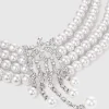 BABEYOND Necklaces | Rhinestone<Rhinestone Studded Multi-layer Pearl Necklace