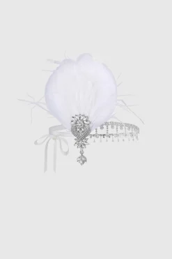 BABEYOND Feather | Rhinestone<Rhinestone Studded Ostrich Feather Headband