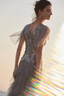 BABEYOND Evening Dresses | Wedding Dresses<Romantic Irregular Ruffle Hem Evening Gown