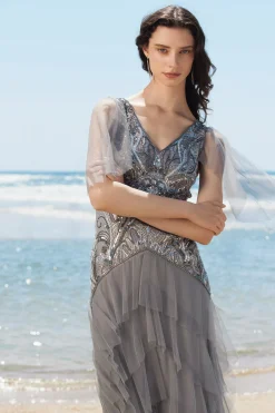 BABEYOND Evening Dresses | Wedding Dresses<Romantic Irregular Ruffle Hem Evening Gown