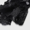 BABEYOND Gloves<9.45" Ruffled Lace Mesh Gloves