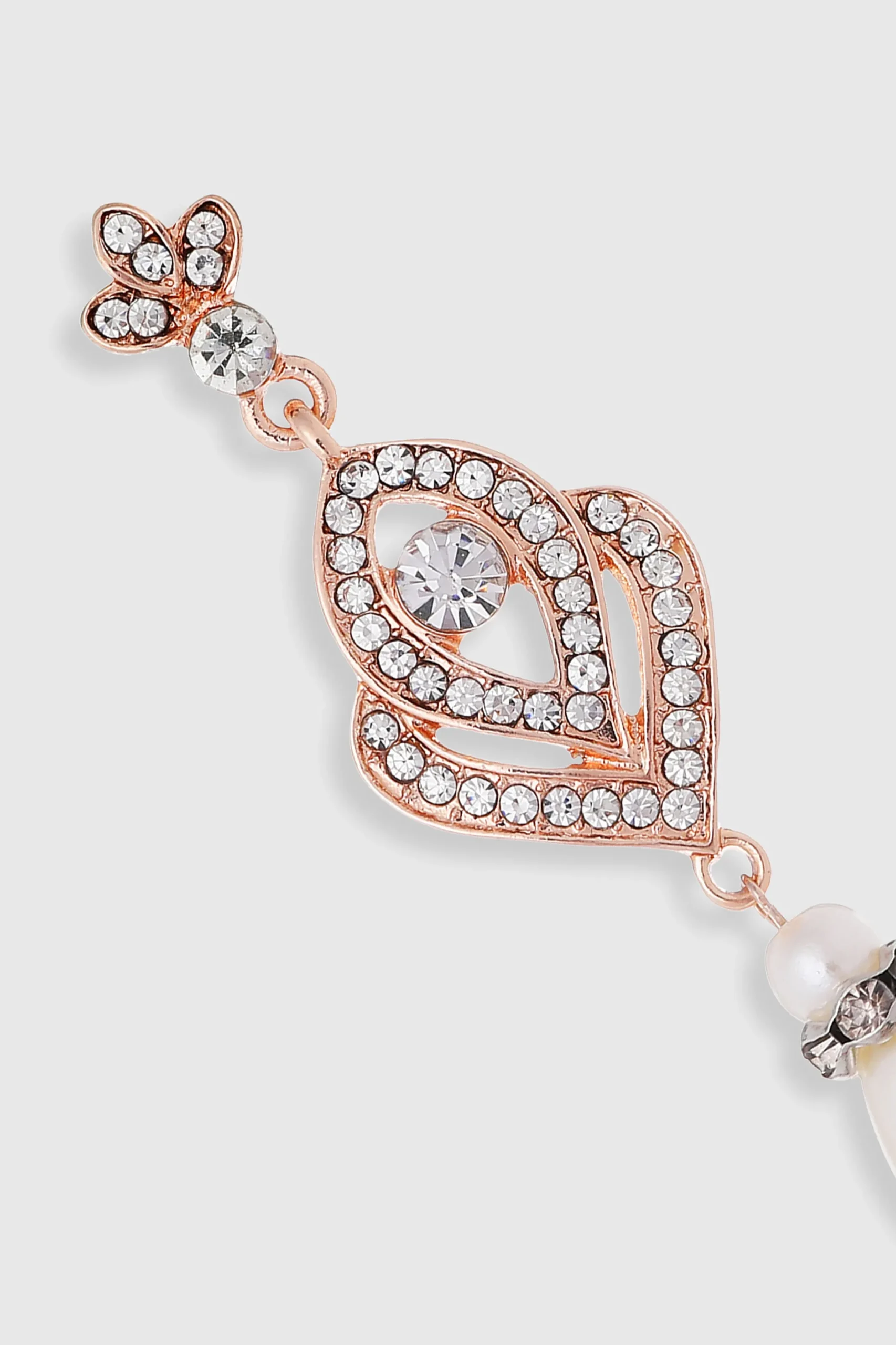 BABEYOND Earrings | Vintage<1920s Art Deco Crystal Pearl Drop Earrings