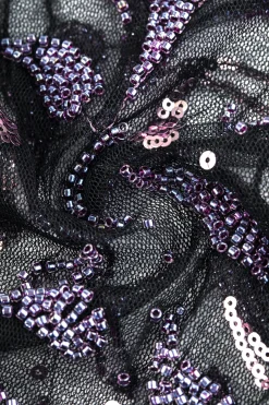 BABEYOND Shawls & Scarves | Vintage<1920s Beaded Fringe Floral Shawl