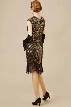 BABEYOND Flapper Dresses | Fringe<1920s Beaded Sequin Great Gatsby Dress