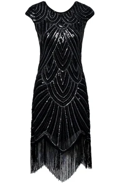 BABEYOND Flapper Dresses | Fringe<1920s Beaded Sequin Great Gatsby Dress