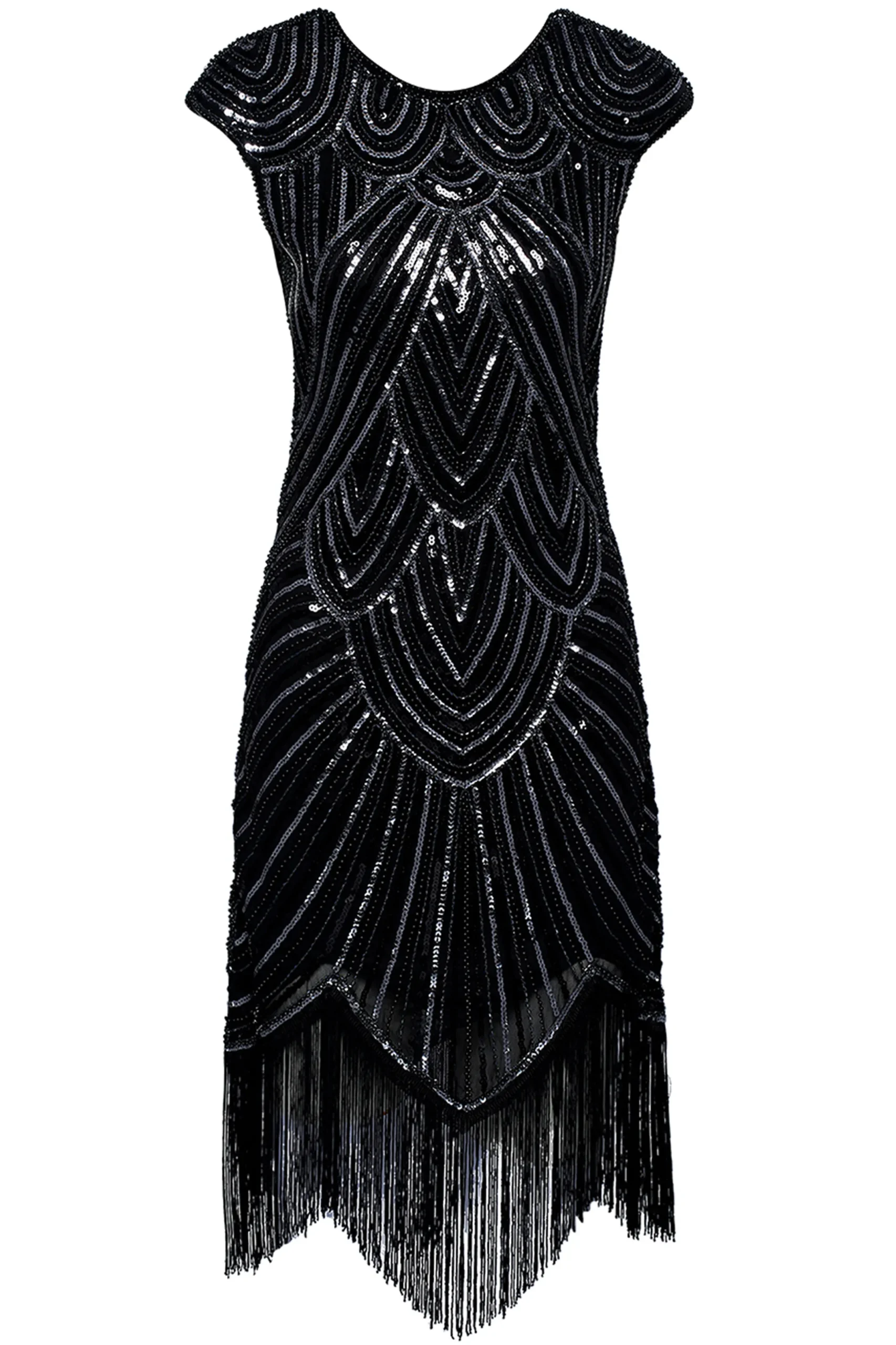 BABEYOND Flapper Dresses | Fringe<1920s Beaded Sequin Great Gatsby Dress