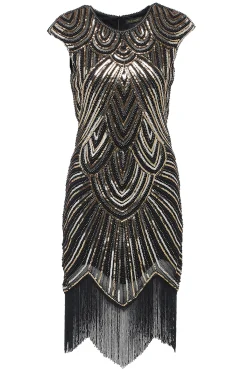 BABEYOND Flapper Dresses | Fringe<1920s Beaded Sequin Great Gatsby Dress