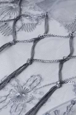 BABEYOND Shawls & Scarves | Vintage<1920s Beaded Sequin Scalloped Shawl