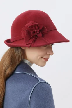 BABEYOND Hats | Vintage<1920s Cloche Floral Round Hat