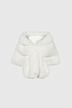 BABEYOND Shawls & Scarves | Vintage<1920s Faux Fur Scarf Wrap Evening Cape