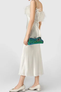 BABEYOND Handbags | Vintage<1920s Flapper Peacock Sequined Clutch