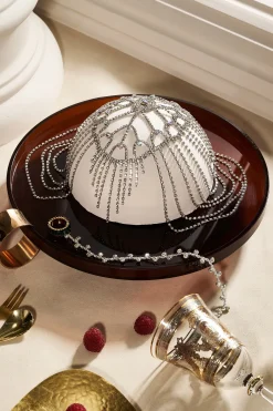 BABEYOND Rhinestone | Chain<1920s Rhinestone Chain Cage Headpiece