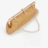 BABEYOND Handbags | Vintage<1920s Rhinestone Studded Chain Clutch