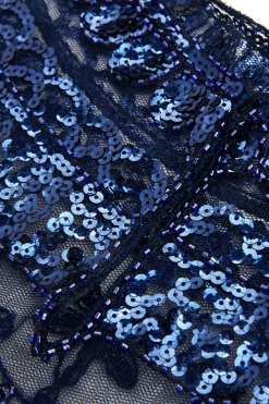 BABEYOND Shawls & Scarves | Vintage<1920s Sequin Beaded Evening Shawl