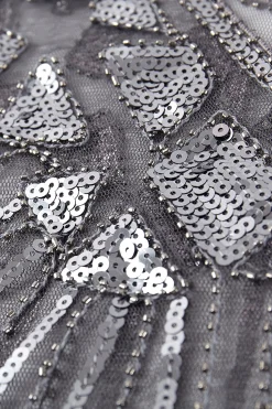 BABEYOND Shawls & Scarves | Vintage<1920s Sequin Gatsby Evening Shawl