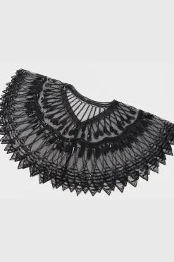 BABEYOND Shawls & Scarves | Bead<1920s Sequined Sheer Wrap Shawl