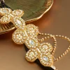BABEYOND Rhinestone | Chain<1920s Sparkle Rhinestone Chain Floral Circlet