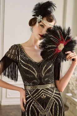 BABEYOND Fans | Vintage<1920s Vintage Feather Bouquet Fan