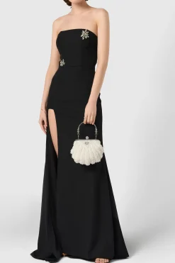 BABEYOND Handbags | Vintage<Shell Shaped Pearl Beaded Clutch
