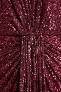 BABEYOND Evening Dresses | Formal Dresses<Shimmering Ruched Sequin Evening Gown