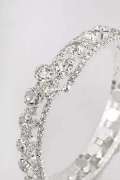 BABEYOND Bracelets | Rhinestone<Shiny Crystal Wrap Open Bracelet