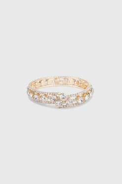 BABEYOND Bracelets | Rhinestone<Shiny Crystal Wrap Open Bracelet
