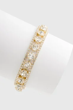 BABEYOND Bracelets | Rhinestone<Shiny Crystal Wrap Open Bracelet