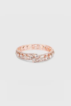 BABEYOND Bracelets | Rhinestone<Shiny Crystal Wrap Open Bracelet