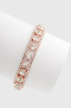 BABEYOND Bracelets | Rhinestone<Shiny Crystal Wrap Open Bracelet