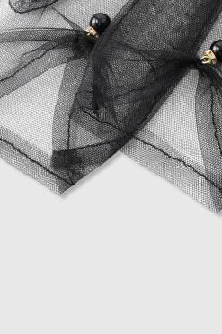 BABEYOND Gloves<Short Pearl Mesh Tulle Gloves