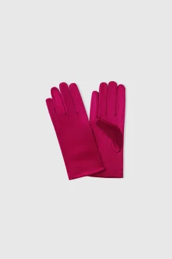 BABEYOND Gloves<8.6" Short Satin Wrist Length Gloves