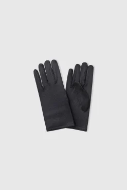 BABEYOND Gloves<8.6" Short Satin Wrist Length Gloves