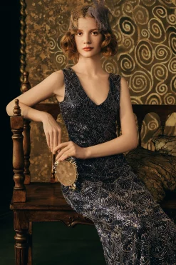 BABEYOND Evening Dresses | Sequin<Sparkling Beaded Mermaid Evening Gown