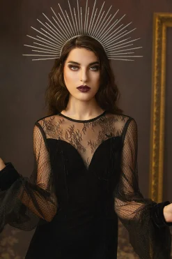 BABEYOND Halo Crown<Sparkling Goddess Spiked Halo Headband