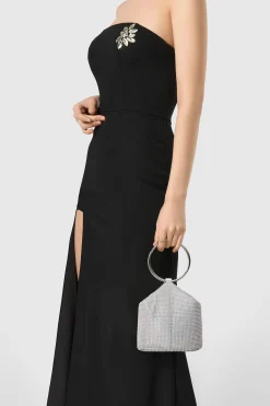 BABEYOND Handbags<Sparkly Beaded Rhinestone Evening Purse