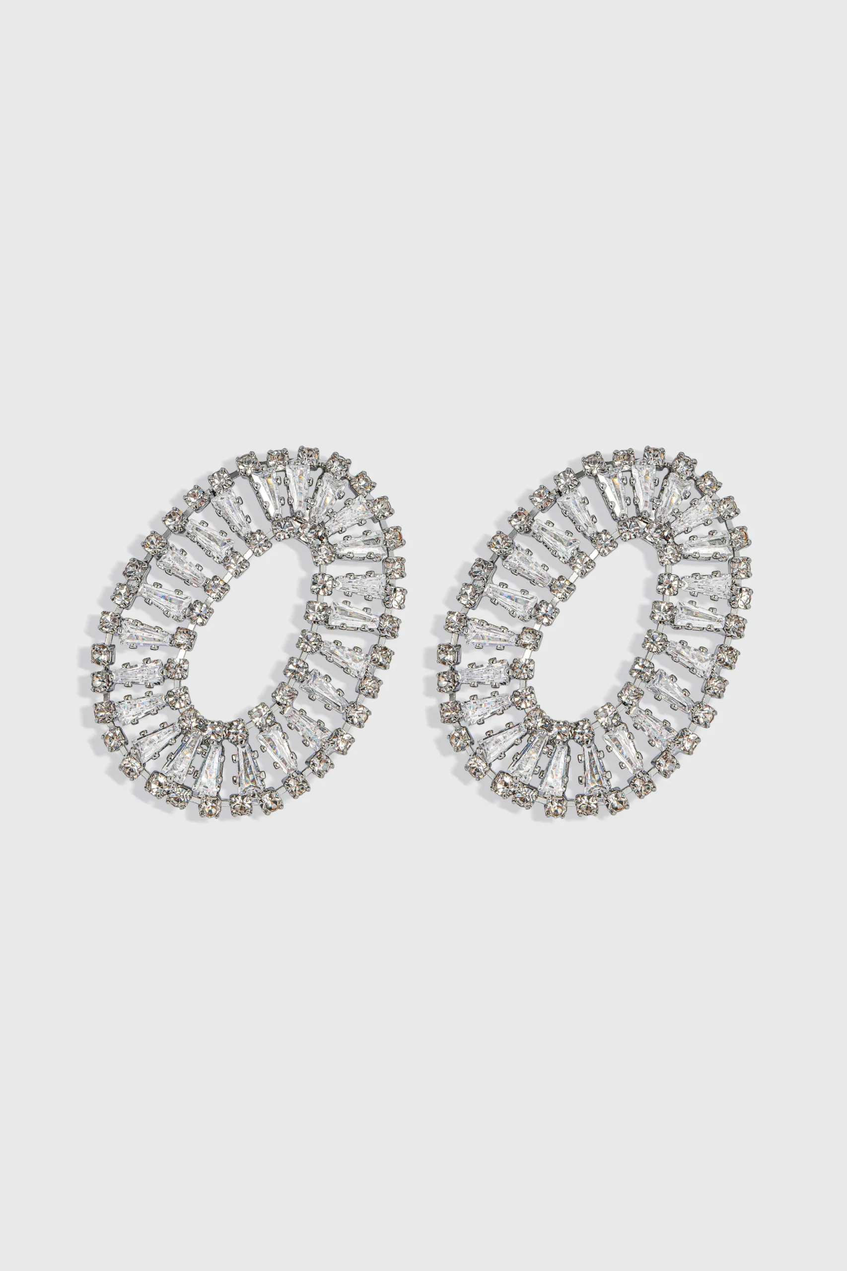 BABEYOND Earrings | Vintage<Stunning Art Deco Crystal Studded Earrings