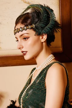 BABEYOND Rhinestone | Feather<Stunning Rhinestone Peacock Headband