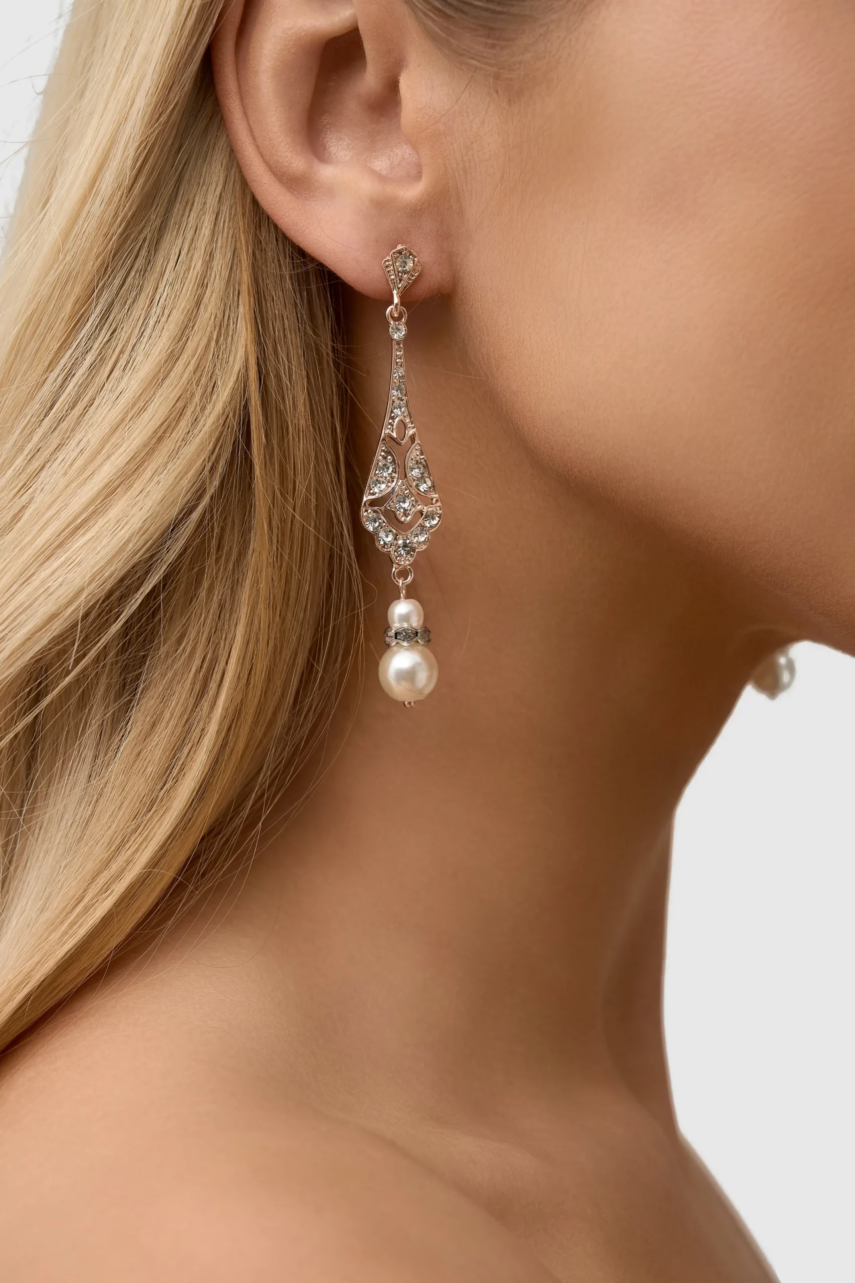 BABEYOND Earrings | Vintage<Stunning Vintage Crystal Studded Earrings
