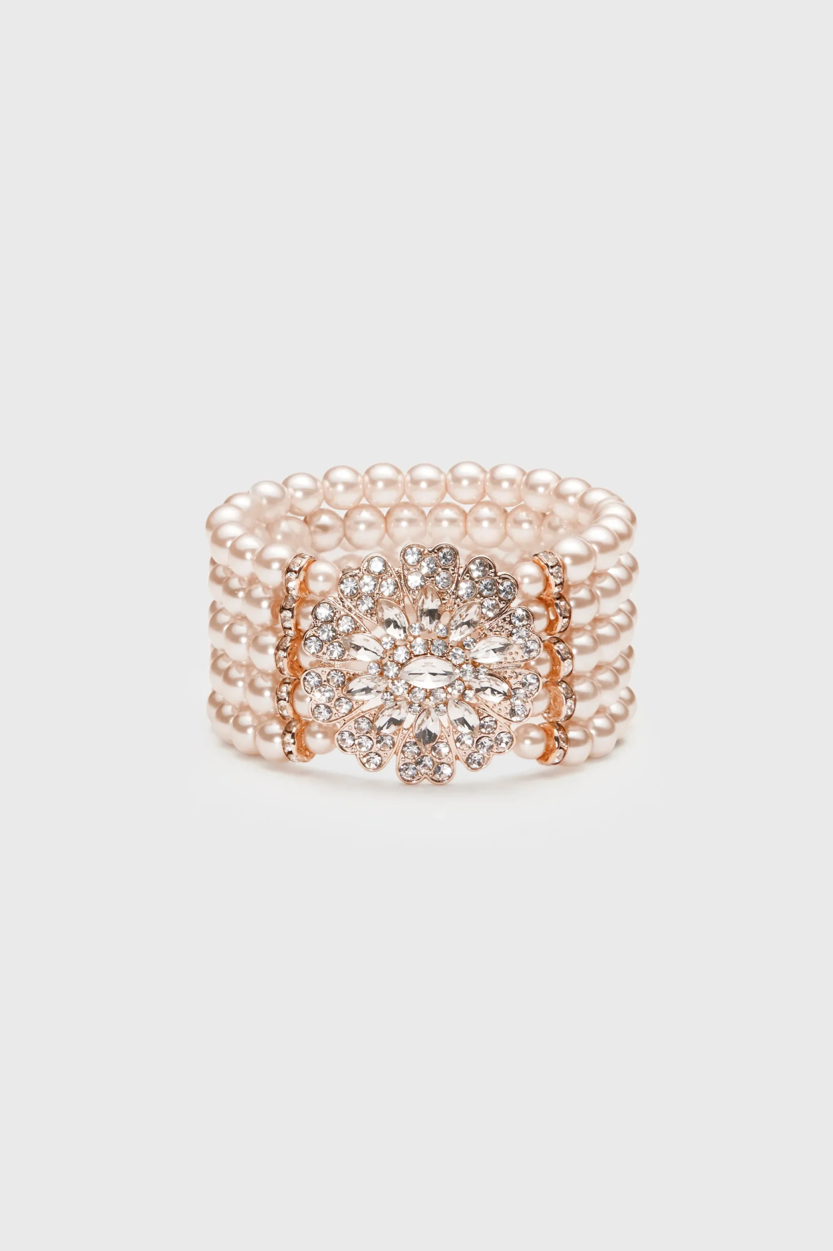 BABEYOND Bracelets | Pearl<Stunning Zircon Studded Pearl Bracelet