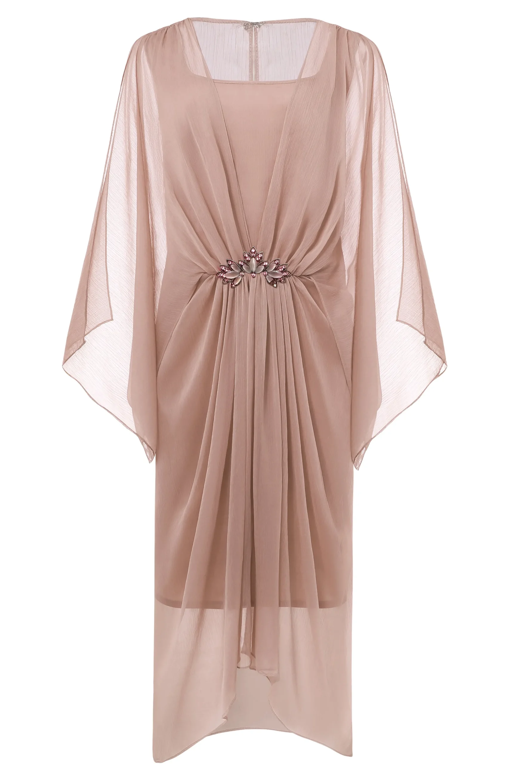 BABEYOND Day Dresses<Stylish Batwing Sleeves Pleated Day Dress