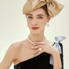 BABEYOND Fascinators<Stylish Bow Knot Pillbox Fascinate Hat